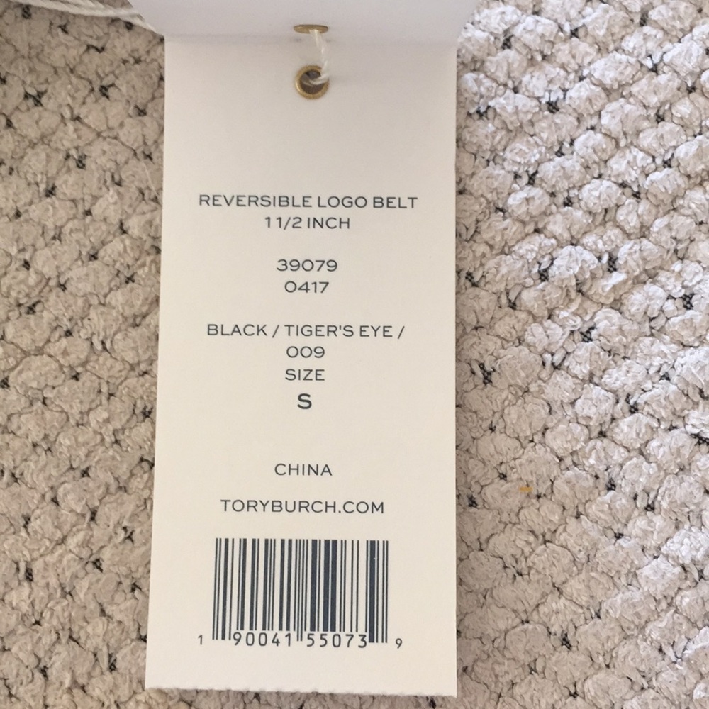 NWT Tory Burch Reversible Logo Belt 1.5 inch - Picture 7 of 8